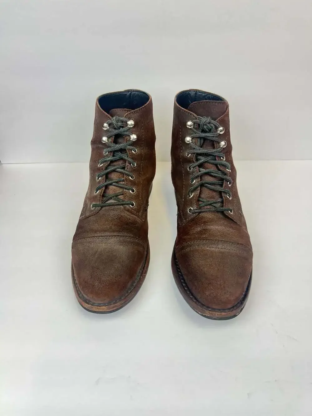Thursday Boot Company Lace-Up Boots Brown, Size 9.5 (Bottom need repair)